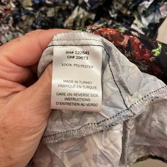 Multicolor Abstract Print Women's Dress - Picture 5 of 6